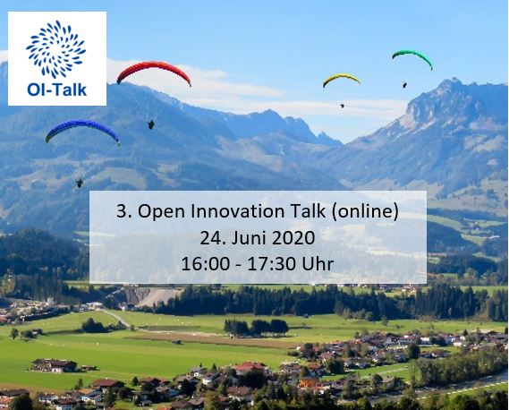 3. Open Innovation Talk Online am 24.06.2020